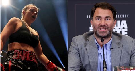 hemsley flash|Boxing boob flash: Eddie Hearn rips Daniella Hemsley’s celebration